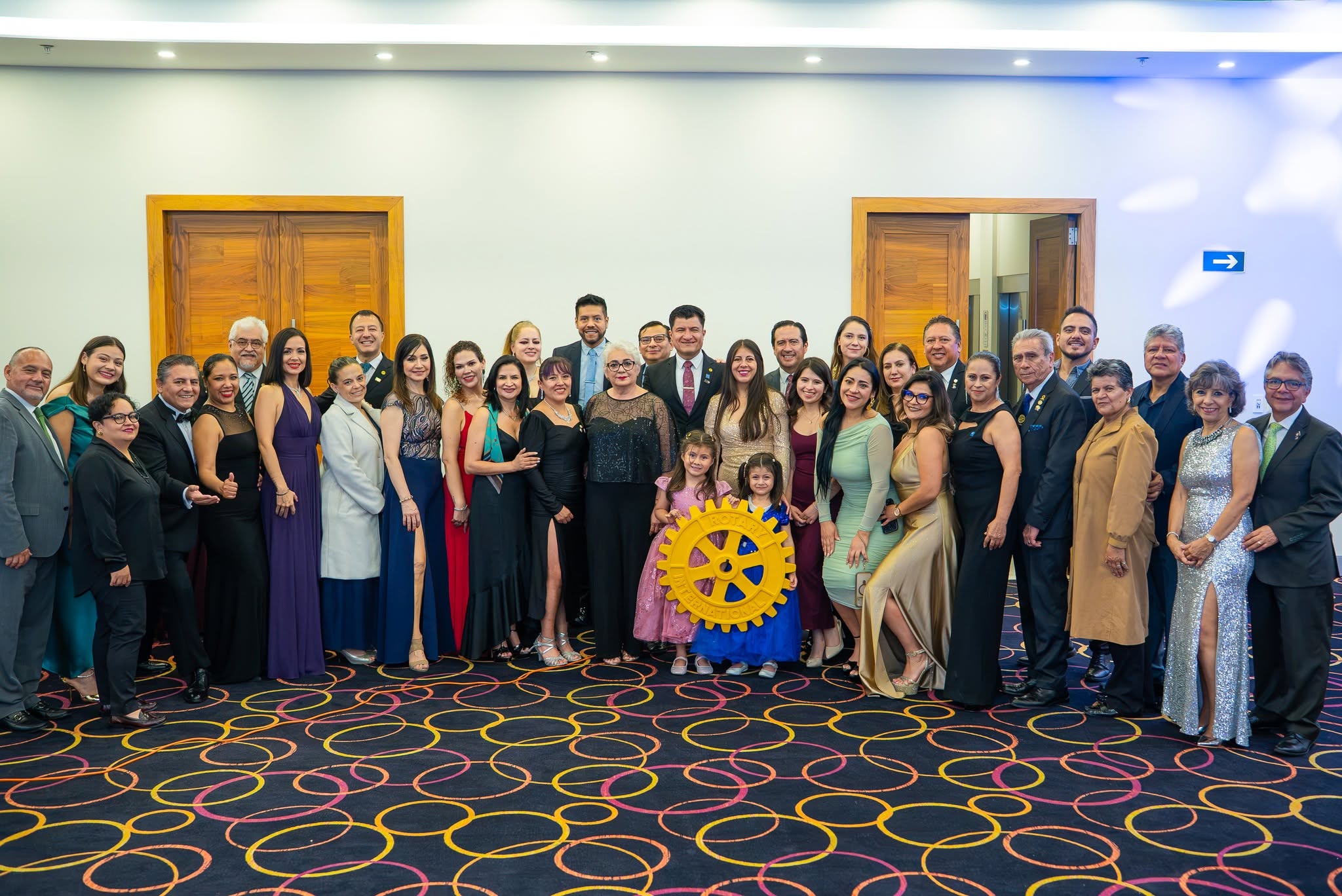 Integrantes del Club Rotario Corporativo Puebla